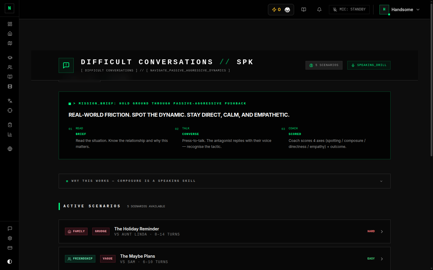 A Difficult Conversations session