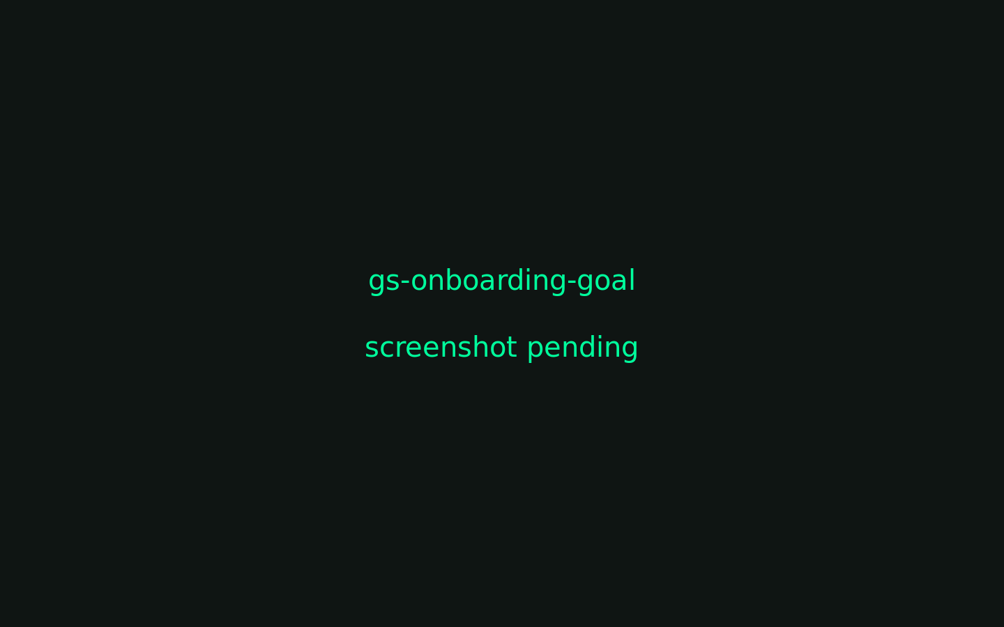 Onboarding step 1 — setting your goal and target band