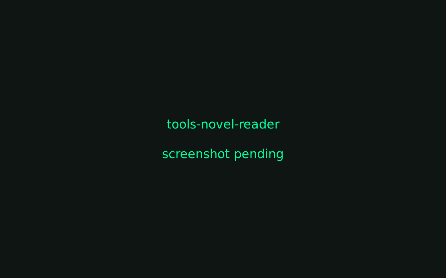 The novel reader