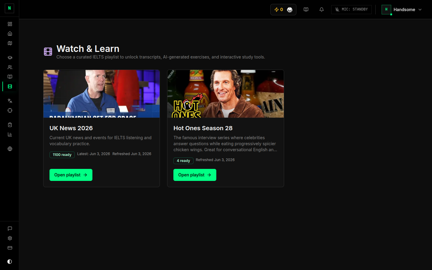 The Watch &amp; Learn library